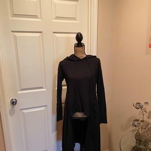 Black hoodie dress